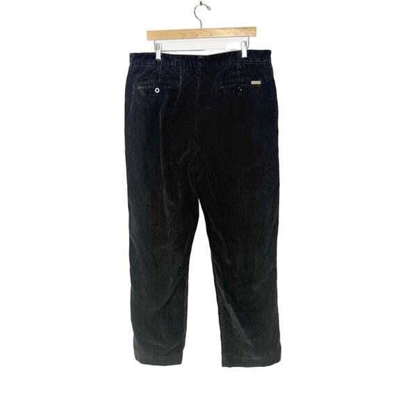 Vintage Eddie Bauer Ruston Fit Pleated Front Baggy Corduroy 90’s Pants Sz 38x32 - Picture 2 of 7